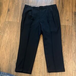 NWOT Stafford Classic Black Suit Dress Pants